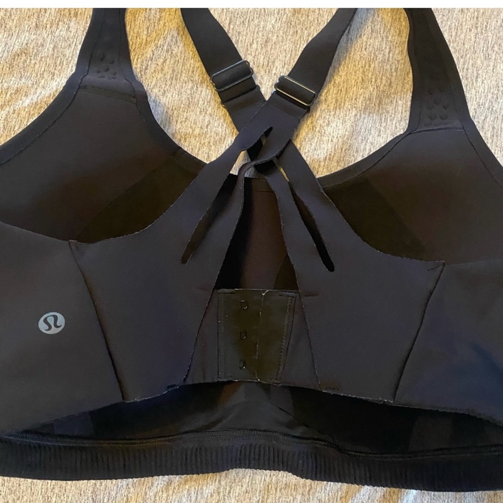 lululemon athletica Black Sports Bra with Strappy Back